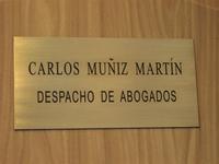Carlos Muñiz Martín: Titular y Fundador del Despacho